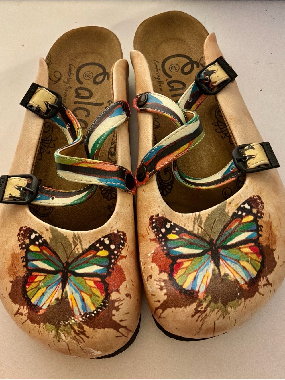NWOT….CALCEO..leather clogs - Picture 9 of 11